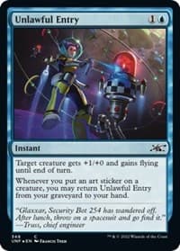 Unlawful Entry (Galaxy Foil) - Unfinity - Magic: The Gathering card