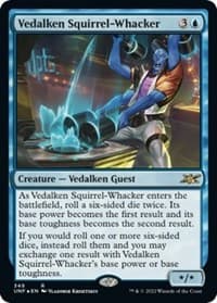 Vedalken Squirrel-Whacker (Galaxy Foil) - Unfinity - Magic: The Gathering card
