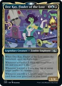 Dee Kay, Finder of the Lost (Showcase) - Unfinity - Magic: The Gathering card