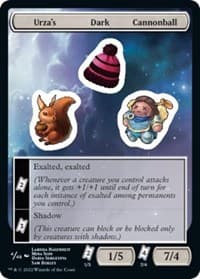 Urza's Dark Cannonball - Unfinity - Magic: The Gathering card