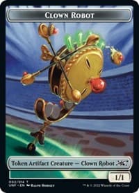 Clown Robot Token (002) - Unfinity - Magic: The Gathering card