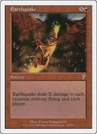 Earthquake - 7th Edition - Magic: The Gathering card