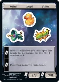 Weird Angel Flame - Unfinity - Magic: The Gathering card
