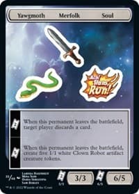 Yawgmoth Merfolk Soul - Unfinity - Magic: The Gathering card