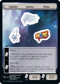 Squishy Sphinx Ninja - Unfinity - Magic: The Gathering card