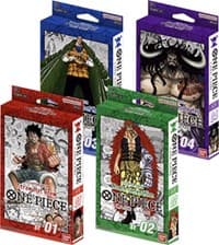 Starter Decks 1-4 [Set of 4] - ST-01: Starter Deck 1 Straw Hat Crew - One Piece Card Game card
