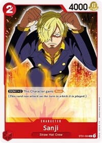 Sanji - ST-01: Starter Deck 1 Straw Hat Crew - One Piece Card Game card