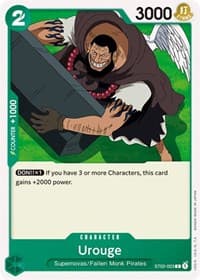 Urouge - ST-02: Starter Deck 2 Worst Generation - One Piece Card Game card