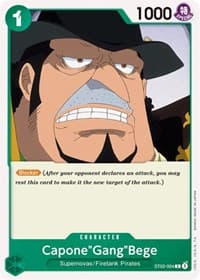 Capone"Gang"Bege - ST-02: Starter Deck 2 Worst Generation - One Piece Card Game card