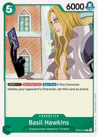 Basil Hawkins - ST-02: Starter Deck 2 Worst Generation - One Piece Card Game card