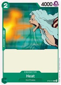 Heat - ST-02: Starter Deck 2 Worst Generation - One Piece Card Game card