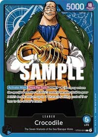 Crocodile (001) - ST-03: Starter Deck 3 The Seven Warlords of The Sea - One Piece Card Game card