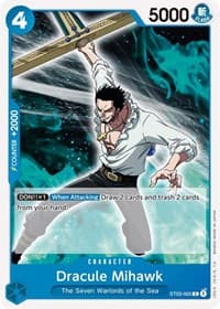 Dracule Mihawk - ST-03: Starter Deck 3 The Seven Warlords of The Sea - One Piece Card Game card