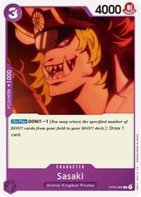 Sasaki - ST-04: Starter Deck 4 Animal Kingdom Pirates - One Piece Card Game card