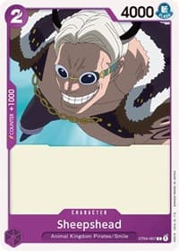 Sheepshead - ST-04: Starter Deck 4 Animal Kingdom Pirates - One Piece Card Game card