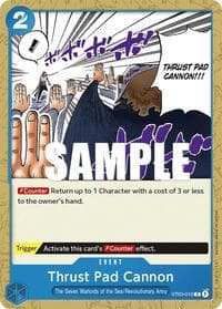 Thrust Pad Cannon - ST-03: Starter Deck 3 The Seven Warlords of The Sea - One Piece Card Game card