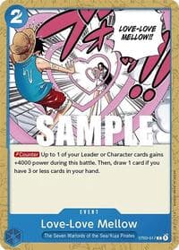 Love-Love Mellow - ST-03: Starter Deck 3 The Seven Warlords of The Sea - One Piece Card Game card