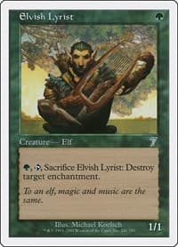 Elvish Lyrist - 7th Edition - Magic: The Gathering card