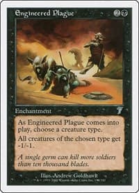 Engineered Plague - 7th Edition - Magic: The Gathering card