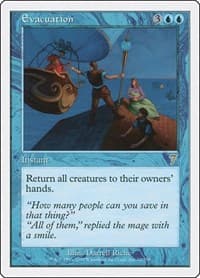 Evacuation - 7th Edition - Magic: The Gathering card