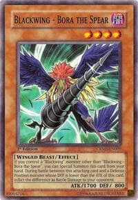 Blackwing - Bora the Spear - Crimson Crisis - YuGiOh card