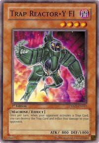 Trap Reactor - Y FI - Crimson Crisis - YuGiOh card