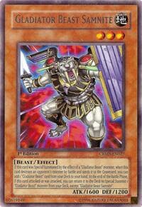 Gladiator Beast Samnite - Crimson Crisis - YuGiOh card