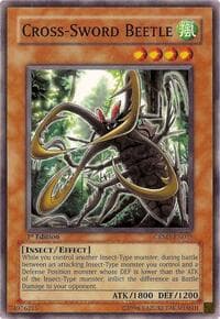 Cross-Sword Beetle - Crimson Crisis - YuGiOh card