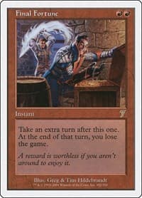 Final Fortune - 7th Edition - Magic: The Gathering card