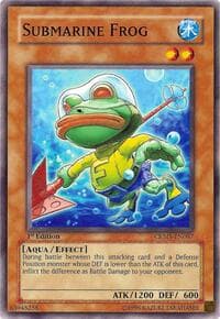 Submarine Frog - Crimson Crisis - YuGiOh card