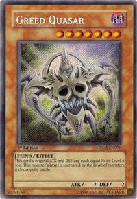 Greed Quasar - Crimson Crisis - YuGiOh card
