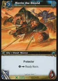 Hovin the Shield - Drums of War Starter - WoW card