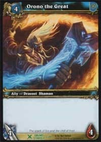 Orono the Great - Drums of War Starter - WoW card