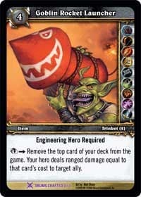 Goblin Rocket Launcher - CRP - WoW card