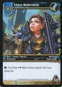 Chloe Mithrilbolt - Blood of Gladiators - WoW card