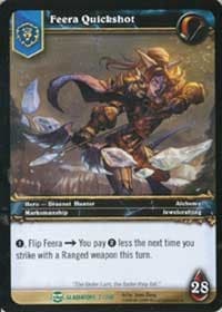 Feera Quickshot - Blood of Gladiators - WoW card