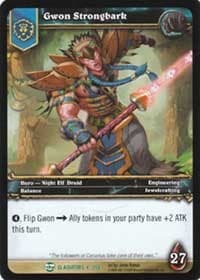 Gwon Strongbark - Blood of Gladiators - WoW card