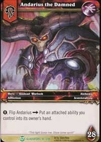 Andarius the Damned - Blood of Gladiators - WoW card