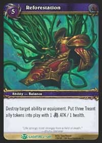 Reforestation - Blood of Gladiators - WoW card