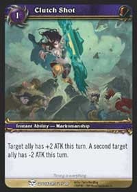 Clutch Shot - Blood of Gladiators - WoW card