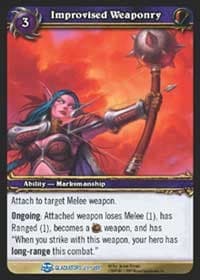 Improvised Weaponry - Blood of Gladiators - WoW card