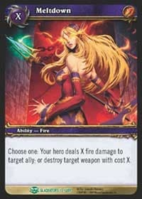 Meltdown - Blood of Gladiators - WoW card