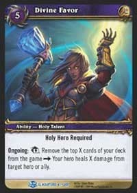 Divine Favor - Blood of Gladiators - WoW card