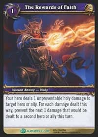 The Rewards of Faith - Blood of Gladiators - WoW card