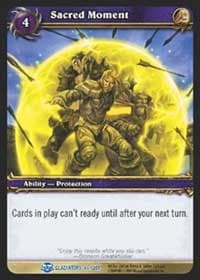 Sacred Moment - Blood of Gladiators - WoW card