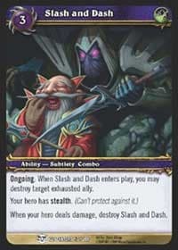 Slash and Dash - Blood of Gladiators - WoW card