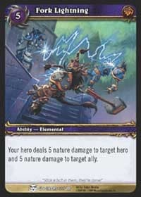 Fork Lightning - Blood of Gladiators - WoW card
