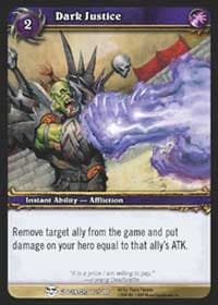 Dark Justice - Blood of Gladiators - WoW card
