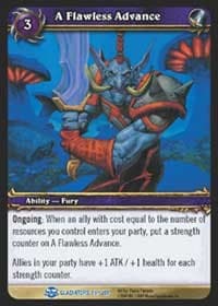 A Flawless Advance - Blood of Gladiators - WoW card