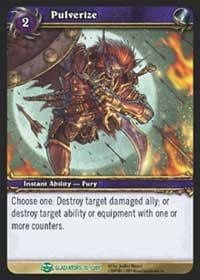 Pulverize - Blood of Gladiators - WoW card